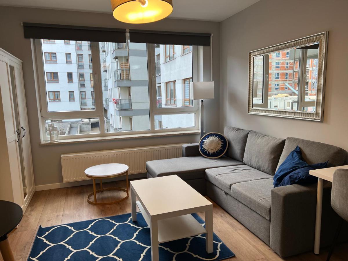 Krakowska Blue Studio Free Parking 2 Apartman Varsó Kültér fotó